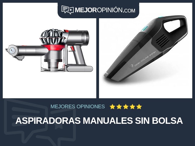 Aspiradoras manuales Sin bolsa