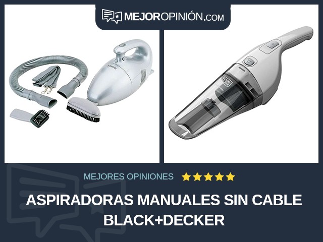 Aspiradoras manuales Sin cable BLACK+DECKER