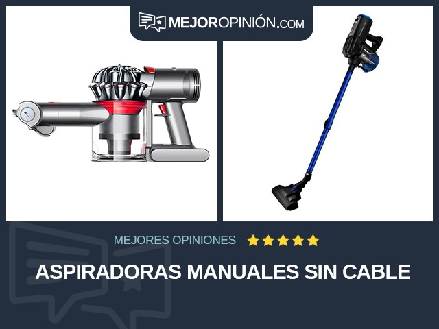 Aspiradoras manuales Sin cable