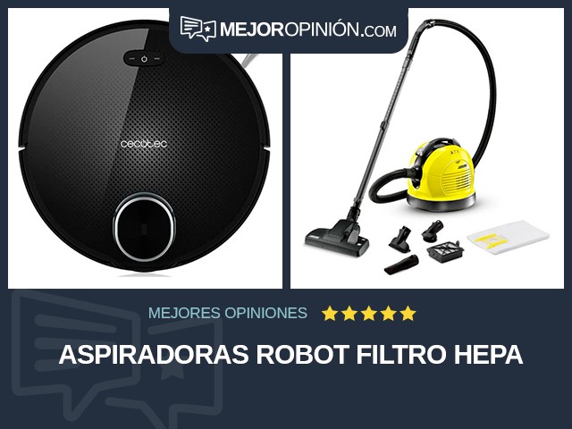 Aspiradoras Robot Filtro HEPA
