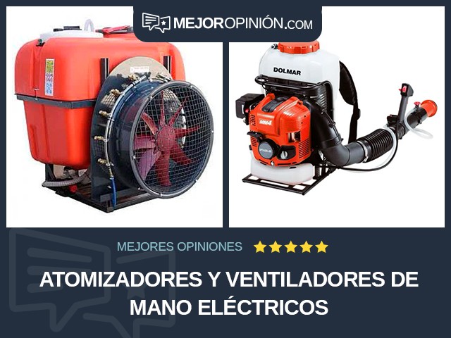 Atomizadores y ventiladores de mano eléctricos