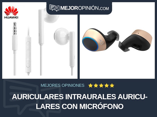 Auriculares Intraurales Auriculares con micrófono
