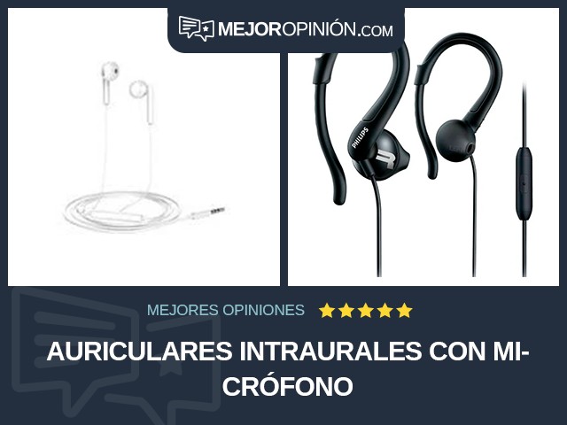 Auriculares Intraurales Con micrófono