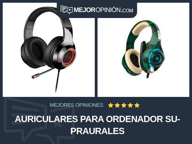 Auriculares Para ordenador Supraurales