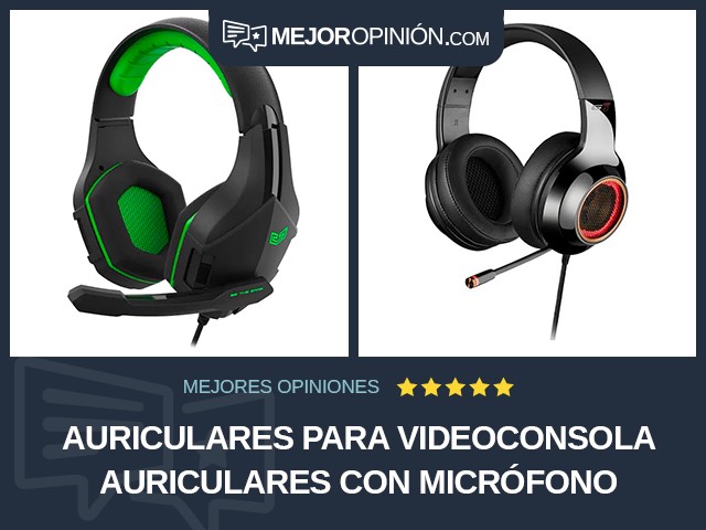 Auriculares Para videoconsola Auriculares con micrófono