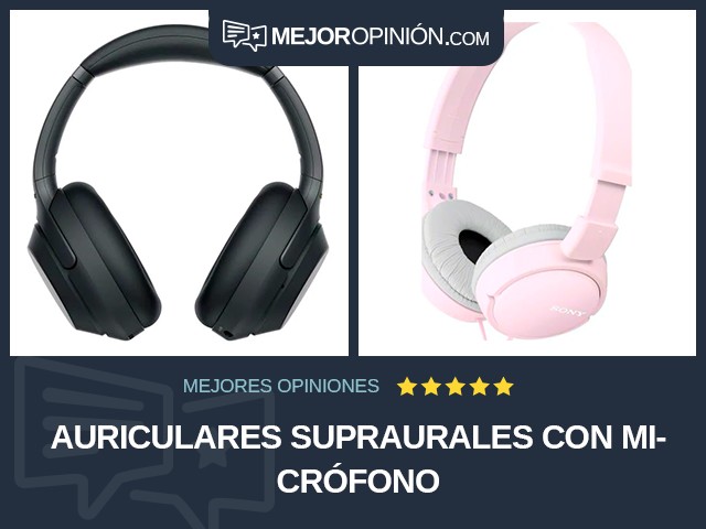 Auriculares Supraurales Con micrófono