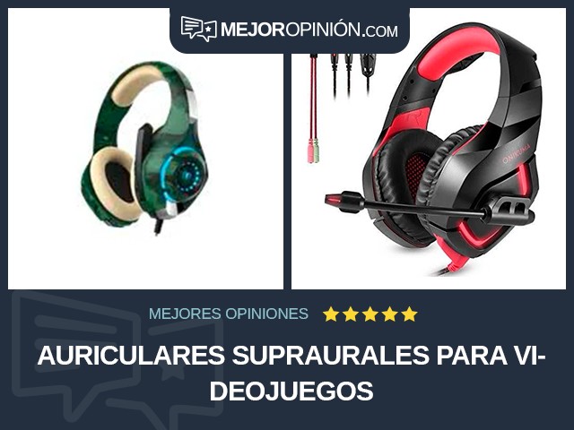 Auriculares Supraurales Para videojuegos