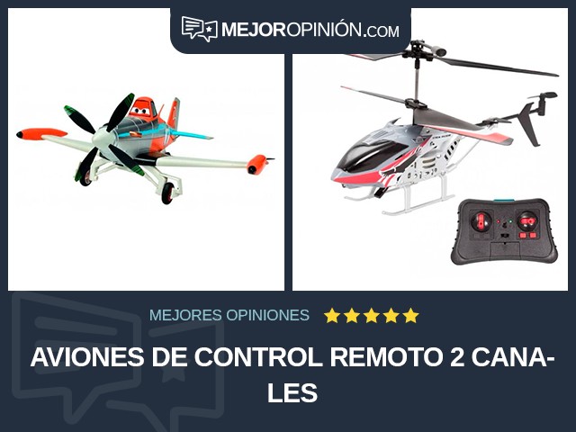 Aviones de control remoto 2 canales