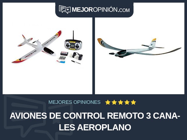 Aviones de control remoto 3 canales Aeroplano