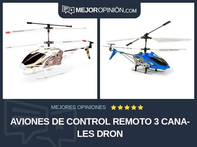 Aviones de control remoto 3 canales Dron