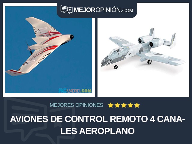 Aviones de control remoto 4 canales Aeroplano