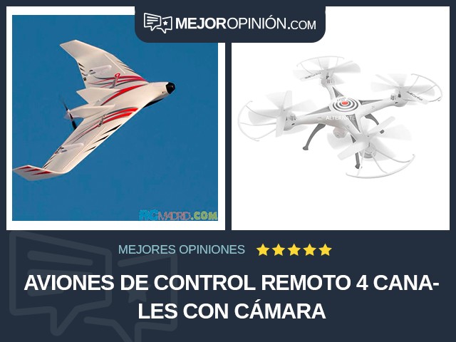 Aviones de control remoto 4 canales Con cámara