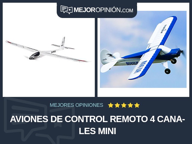 Aviones de control remoto 4 canales Mini
