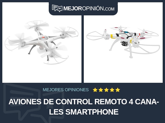 Aviones de control remoto 4 canales Smartphone