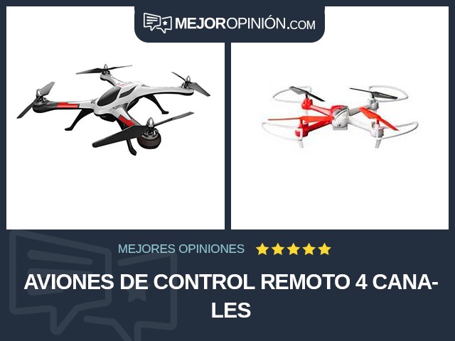 Aviones de control remoto 4 canales