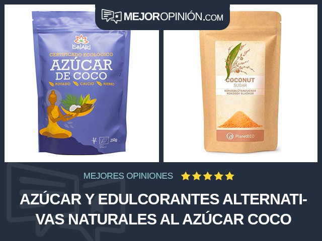Azúcar y edulcorantes Alternativas naturales al azúcar Coco