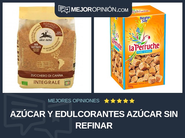 Azúcar y edulcorantes Azúcar Sin refinar