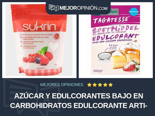 Azúcar y edulcorantes Bajo en carbohidratos Edulcorante artificial