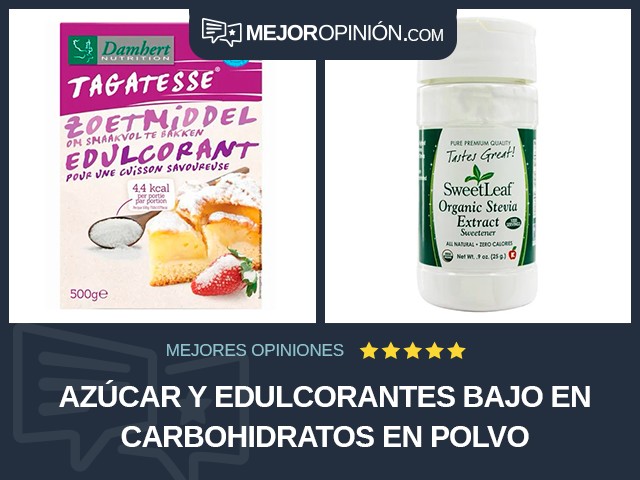 Azúcar y edulcorantes Bajo en carbohidratos En polvo