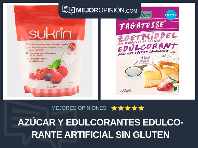 Azúcar y edulcorantes Edulcorante artificial Sin gluten