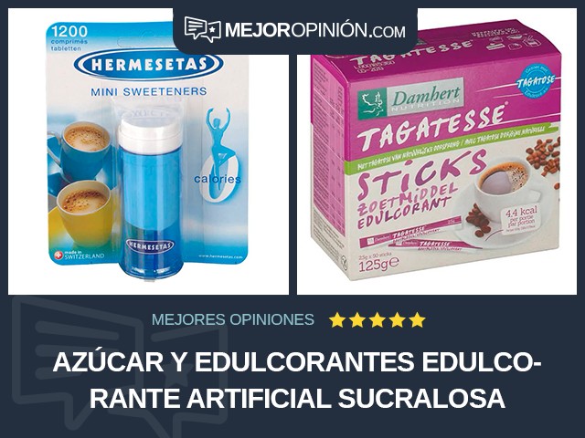 Azúcar y edulcorantes Edulcorante artificial Sucralosa