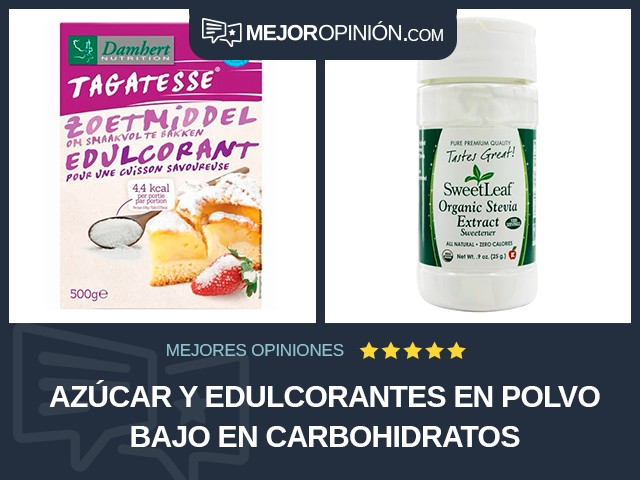 Azúcar y edulcorantes En polvo Bajo en carbohidratos