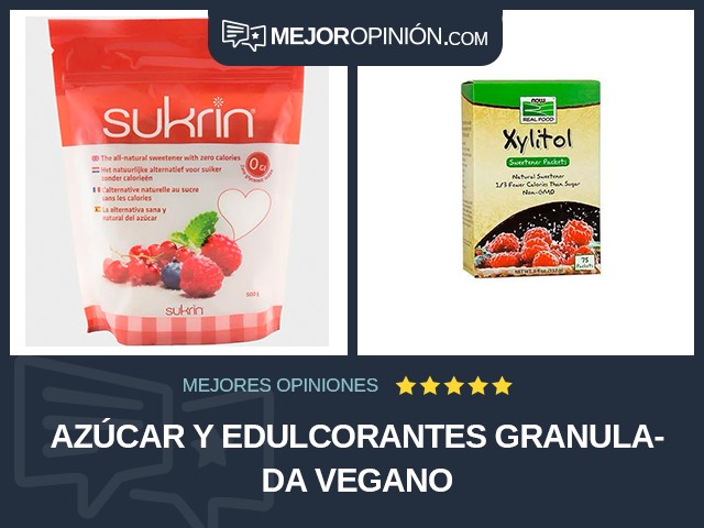 Azúcar y edulcorantes Granulada Vegano