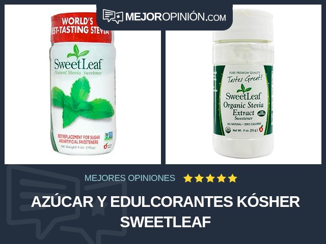 Azúcar y edulcorantes Kósher SweetLeaf