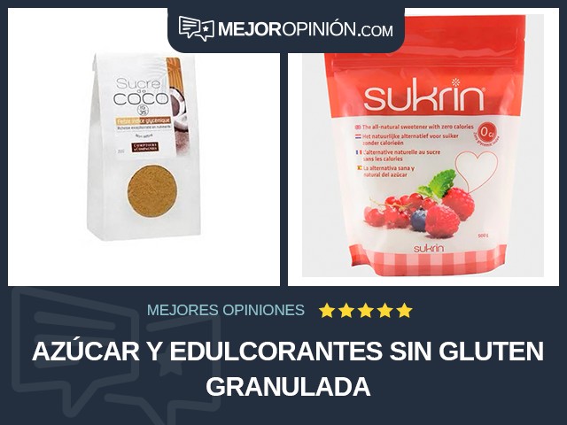 Azúcar y edulcorantes Sin gluten Granulada