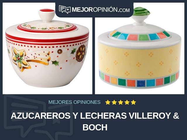 Azucareros y lecheras Villeroy & Boch