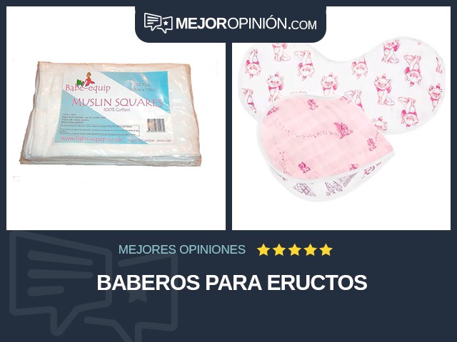 Baberos para eructos