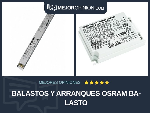 Balastos y arranques OSRAM Balasto