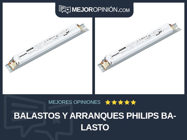 Balastos y arranques Philips Balasto