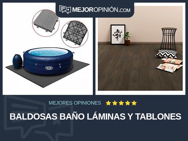 Baldosas Baño Láminas y tablones