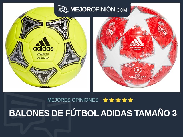 Balones de fútbol adidas Tamaño 3