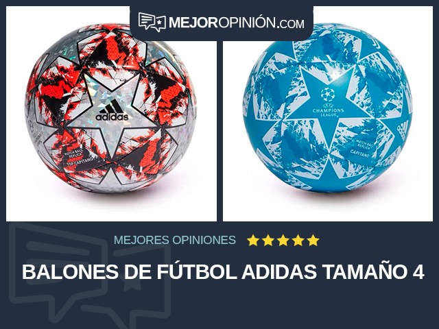 Balones de fútbol adidas Tamaño 4