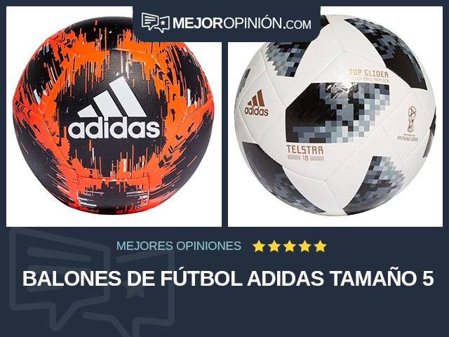 Balones de fútbol adidas Tamaño 5