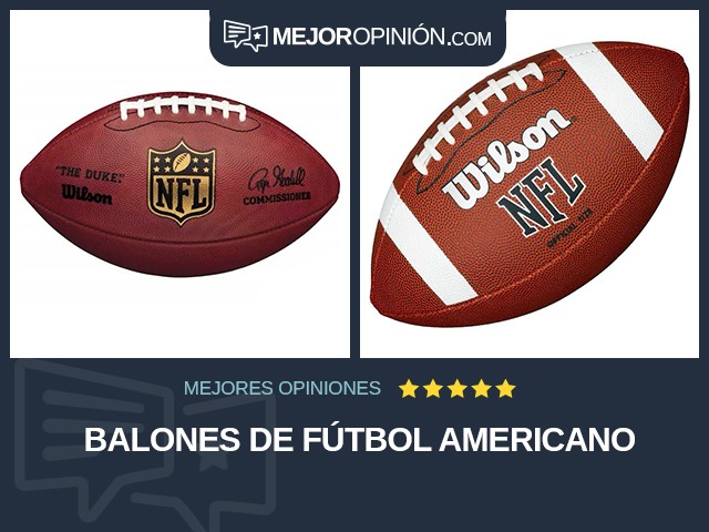 Balones de fútbol americano
