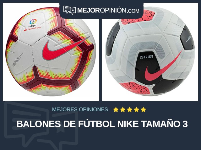 Balones de fútbol Nike Tamaño 3