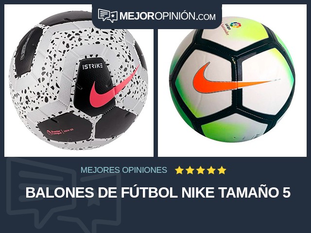 Balones de fútbol Nike Tamaño 5