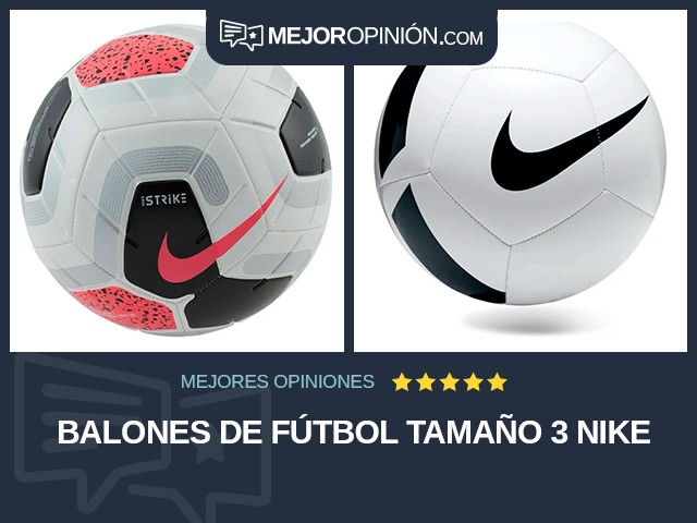 Balones de fútbol Tamaño 3 Nike
