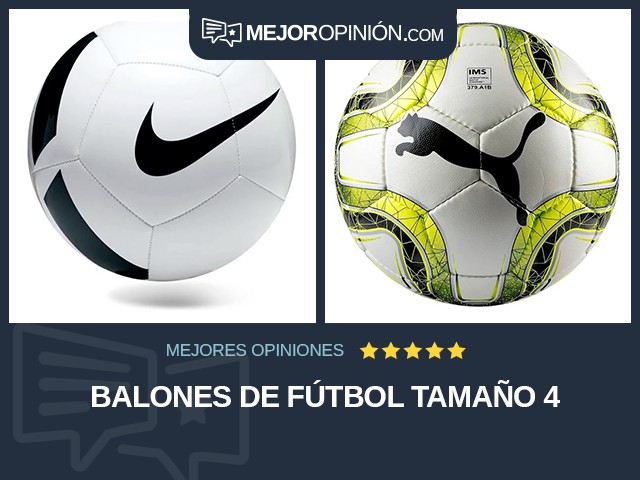 Balones de fútbol Tamaño 4