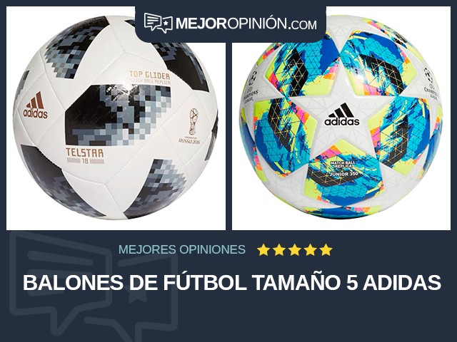 Balones de fútbol Tamaño 5 adidas