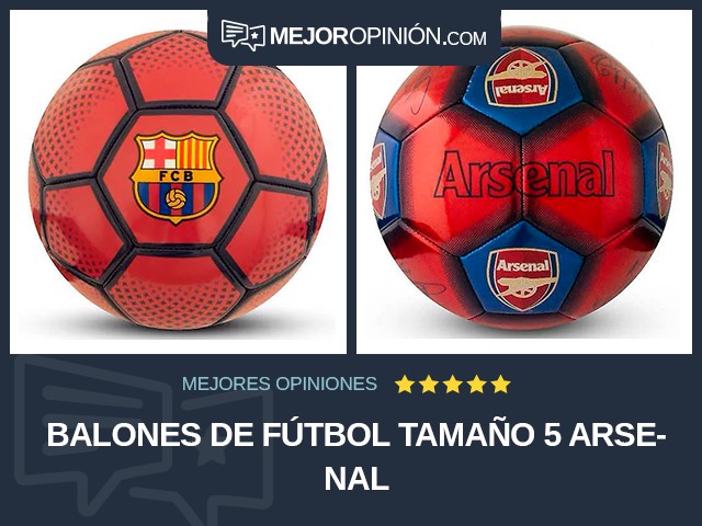 Balones de fútbol Tamaño 5 Arsenal