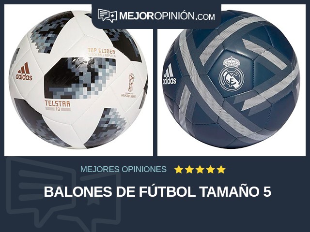 Balones de fútbol Tamaño 5