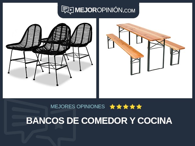 Bancos de comedor y cocina