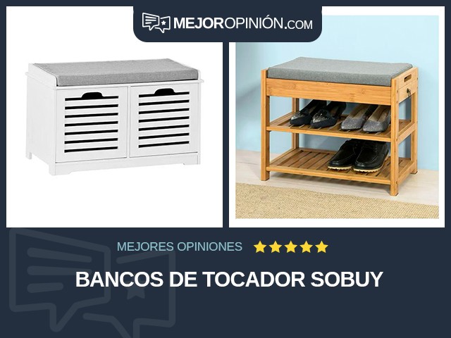 Bancos de tocador SoBuy