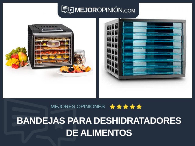 Bandejas para deshidratadores de alimentos