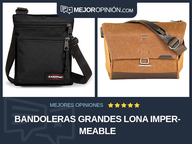 Bandoleras grandes Lona Impermeable