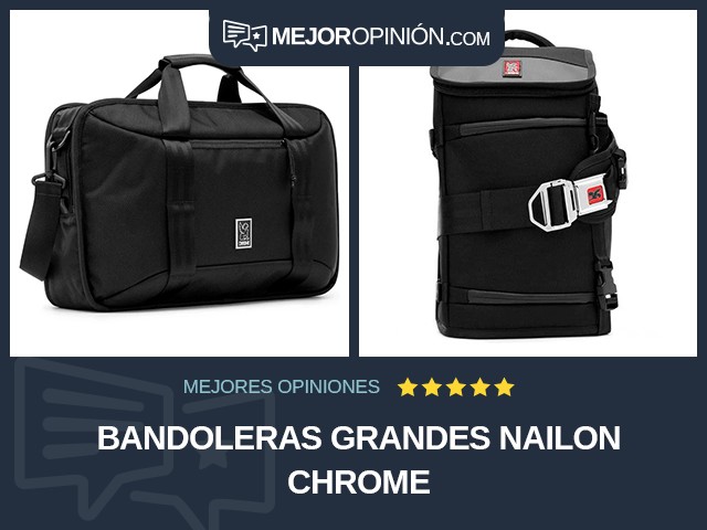 Bandoleras grandes Nailon Chrome